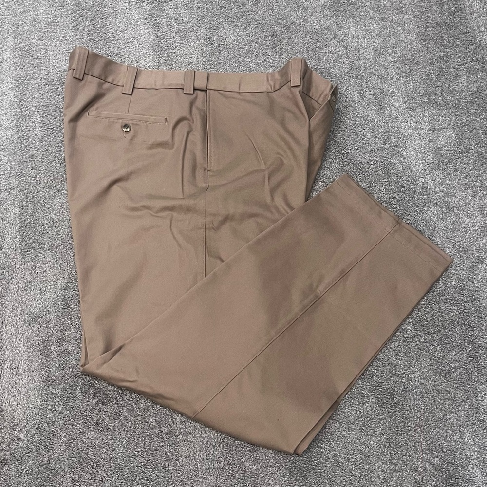 Oak Hill Premium Men's Tan Khakii Pants -Size 46/34